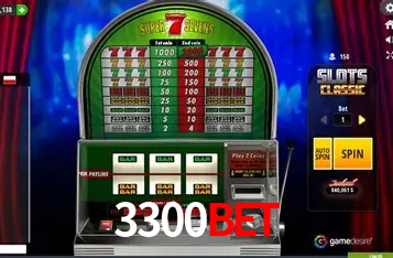 3300BET Logo - Bônus de Cadastro